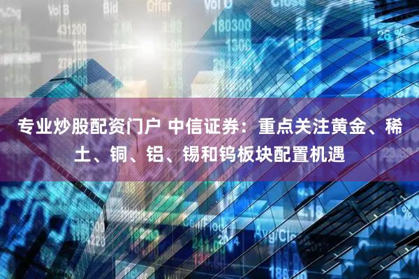 专业炒股配资门户 中信证券：重点关注黄金、稀土、铜、铝、锡和钨板块配置机遇
